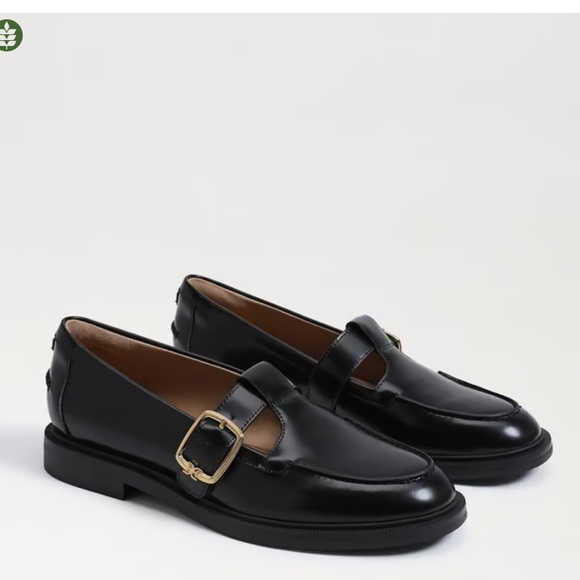 Sam Edelman Shoes - Sam Edelman
Elaina T-Strap Buckle Loafer Black Leather women Sz 8.5 gently used